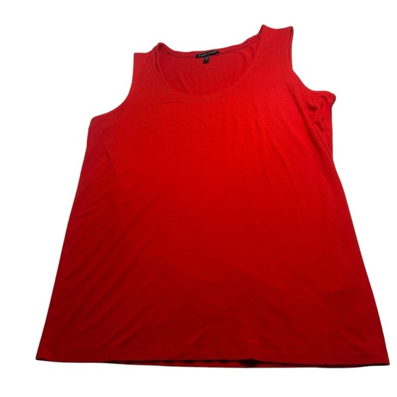 Eileen Fisher Red Crew Neck Tank Top Women’s Small - Picture 7 of 10